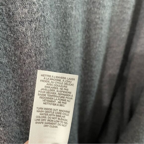 [m] Dynamite Women’s Business Casual Long Sleeve Dark Grey Mock Neck Midi Dress - Picture 10 of 11